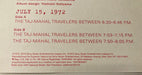 The Taj-Mahal Travellers – July 15, 1972 LP vinyl record, image 3 of 10