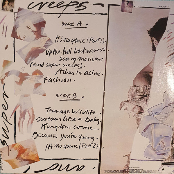 David Bowie – Scary Monsters LP vinyl record, image 2 of 5