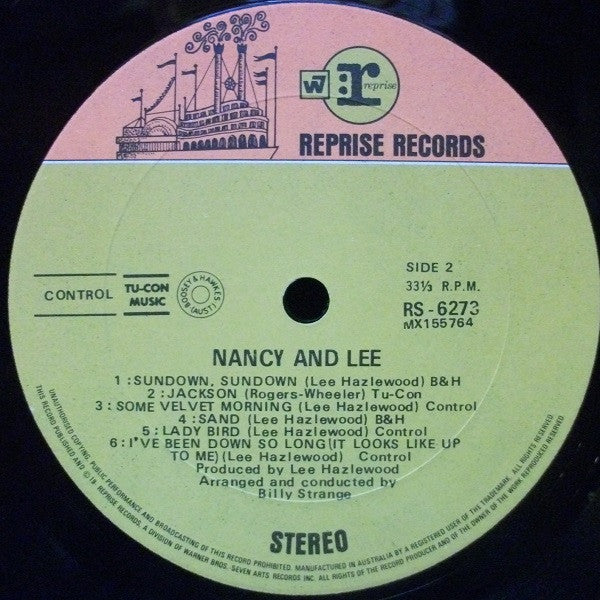 Nancy Sinatra & Lee Hazlewood – Nancy & Lee LP vinyl record, image 4 of 4