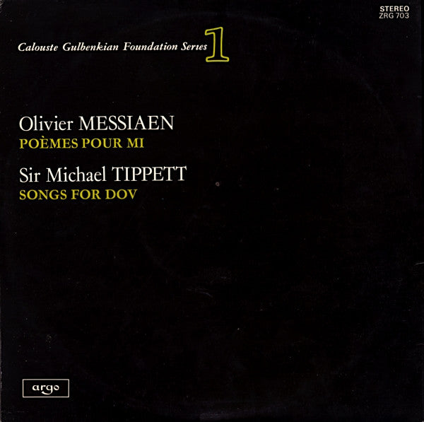 Olivier Messiaen, Sir Michael Tippett – Poèmes Pour Mi / Songs For Dov LP vinyl record, image 4 of 10