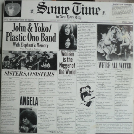 John Lennon & Yoko Ono, The Plastic Ono Band, Elephants Memory, Invisible Strings – Some Time In New York City (2xLP) LP vinyl record, image 1 of 10