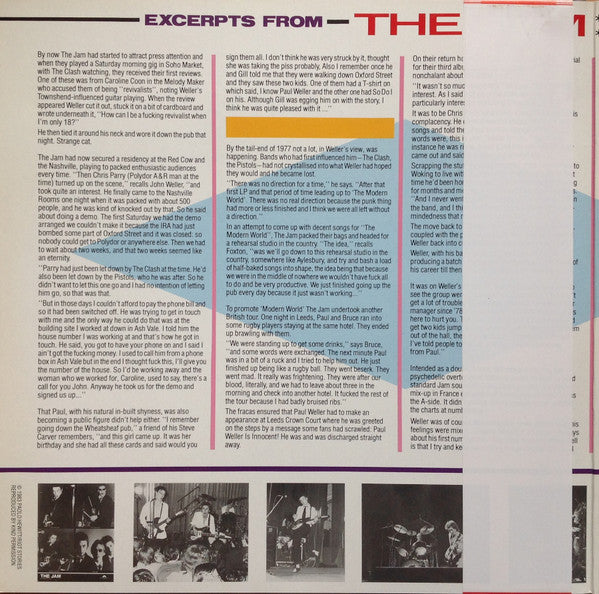 The Jam, The Jam – Snap! = スナップ / ザ・ジャム・ベスト!! (2xLP) LP vinyl record, image 2 of 10