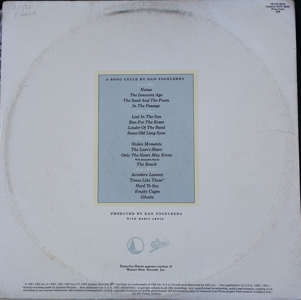 Dan Fogelberg – The Innocent Age (2xLP) LP vinyl record, image 4 of 10