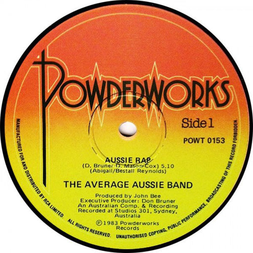 Average Aussie Band – Aussie Rap 12" vinyl record