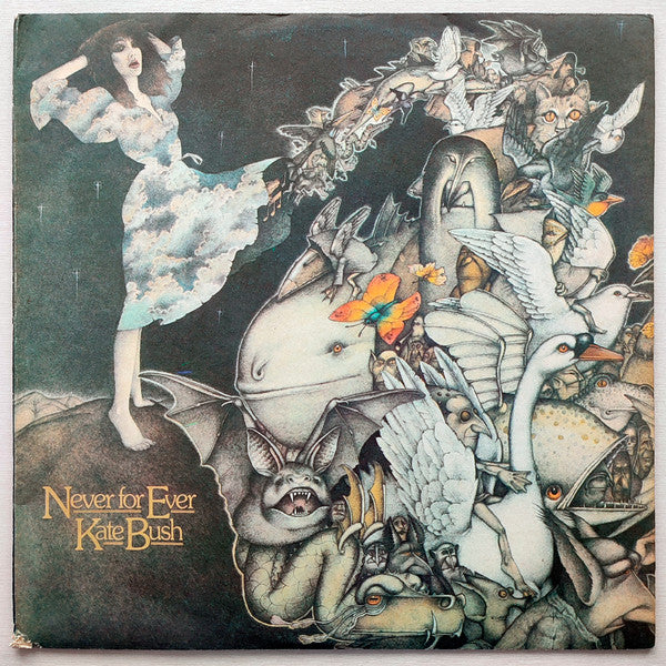 Kate Bush – Never For Ever LP vinyl record, image 8 of 8