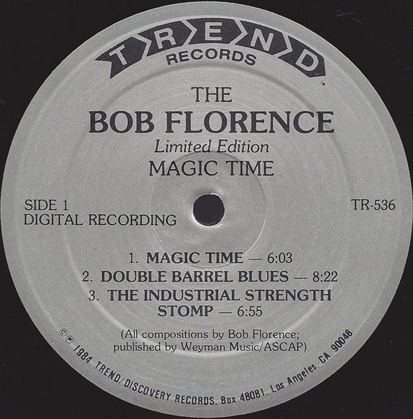 The Bob Florence Limited Edition – Magic Time LP vinyl record, image 3 of 4