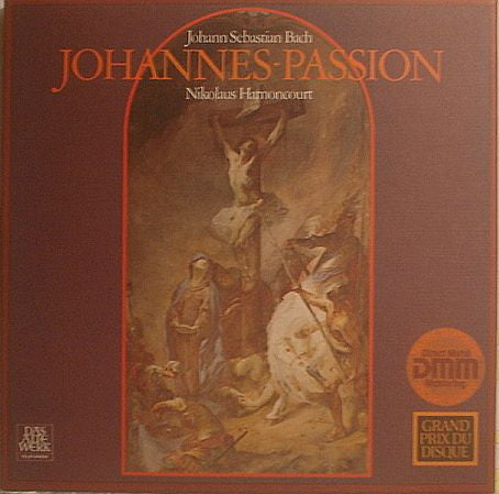 Johann Sebastian Bach, Nikolaus Harnoncourt, Kurt Equiluz, Max van Egmond, Die Wiener Sängerknaben, Chorus Viennensis, Concentus Musicus Wien – Johannes~Passion (3xLP) LP vinyl record, image 1 of 9
