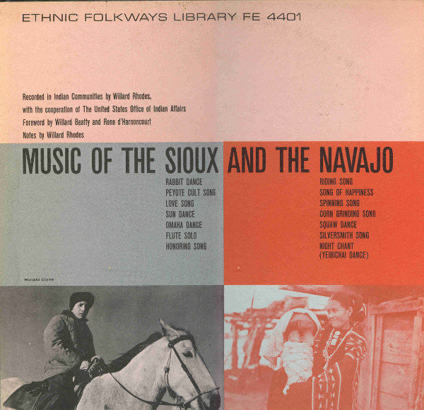 Sioux, Navajo – Music Of The Sioux And The Navajo LP vinyl record, image 1 of 3