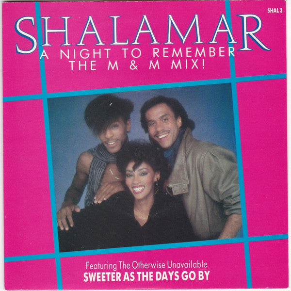 Shalamar – A Night To Remember 7" vinyl record, image 1 of 4
