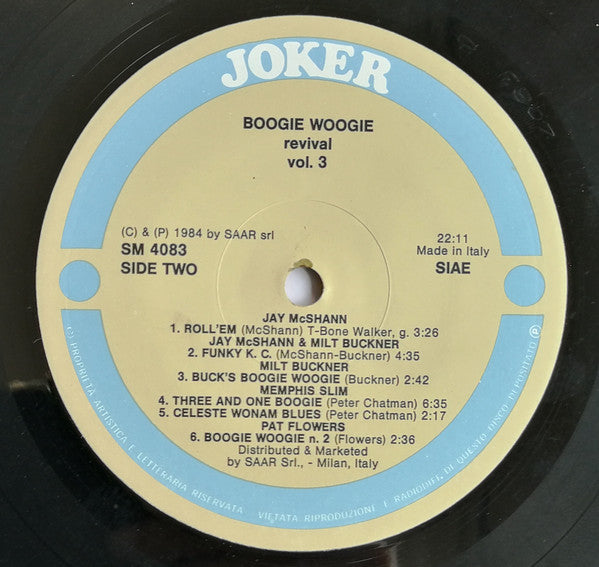 Various – Boogie Woogie Revival (Vol. 3) LP vinyl record, image 4 of 7