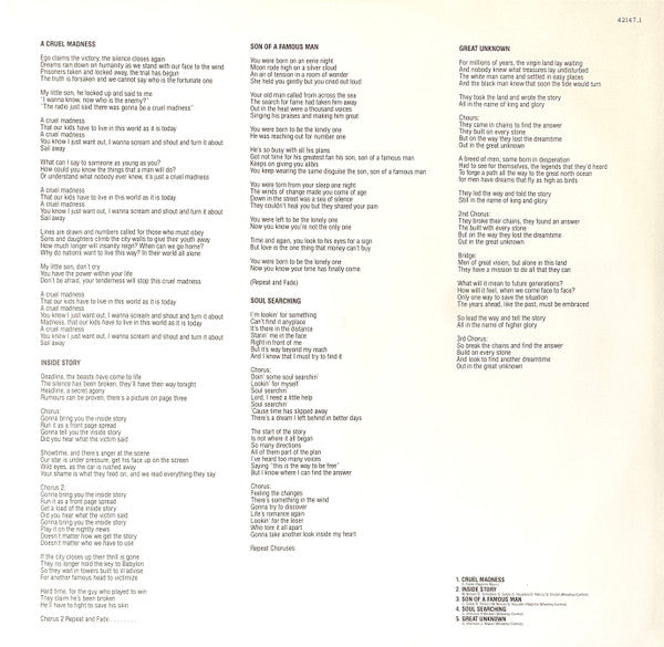 Little River Band – Monsoon LP vinyl record, image 6 of 7