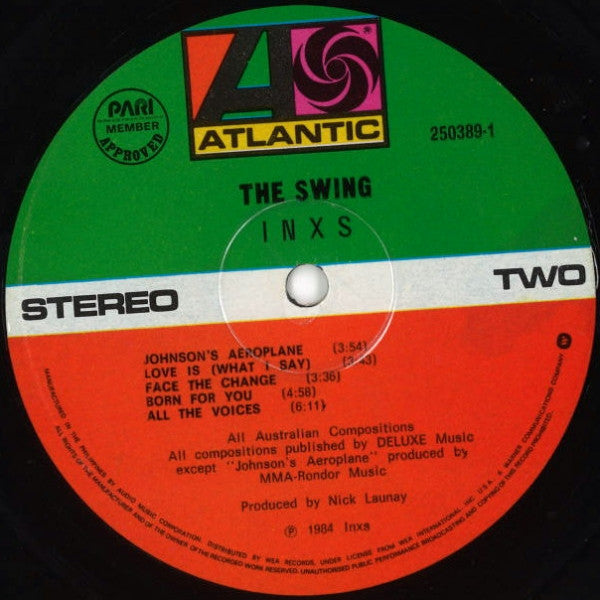 INXS – The Swing LP vinyl record, image 4 of 4