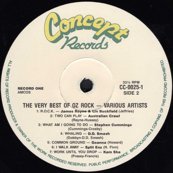 Various – The Very Best Of Oz-Rock (2xLP) LP vinyl record, image 5 of 7