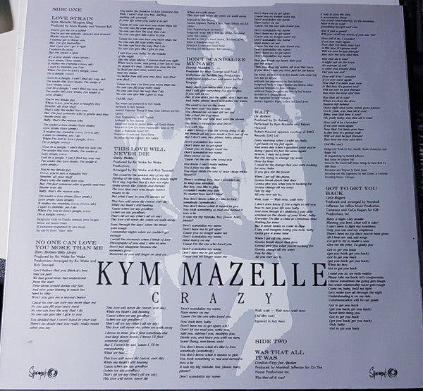 Kym Mazelle – Crazy LP vinyl record, image 4 of 8
