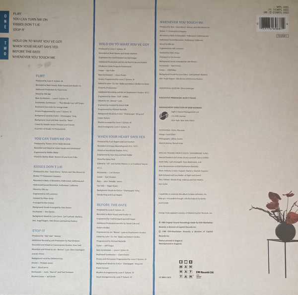 Evelyn King – Flirt LP vinyl record, image 2 of 2