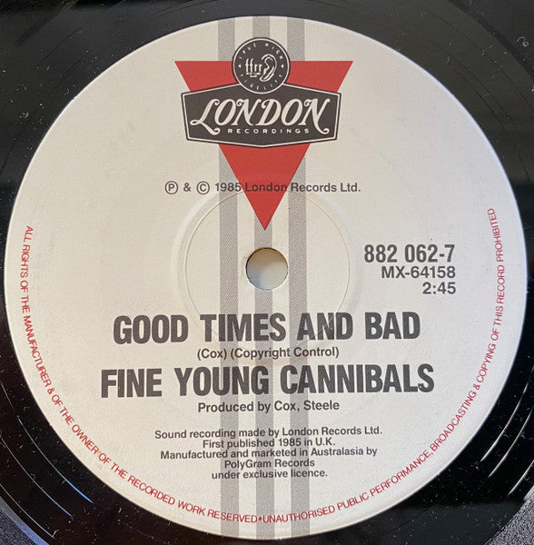 Fine Young Cannibals – Johnny Come Home 7" vinyl record, image 2 of 3