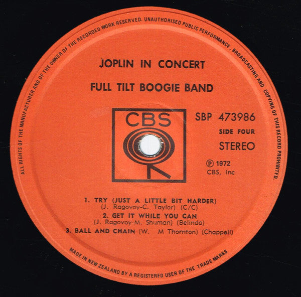 Janis Joplin – Joplin In Concert (2xLP) LP vinyl record, image 6 of 6