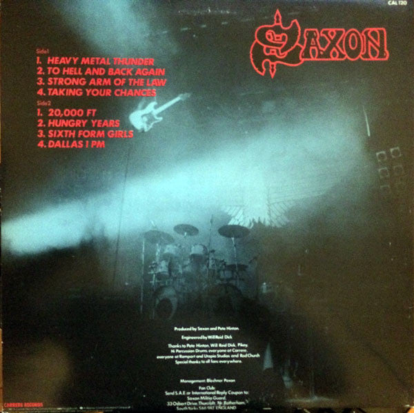 Saxon – Strong Arm Of The Law LP vinyl record, image 2 of 7
