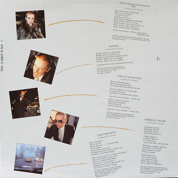 Eurythmics – Sweet Dreams (Are Made Of This) LP vinyl record, image 6 of 7