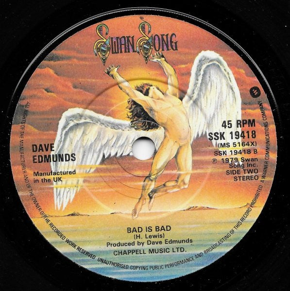 Dave Edmunds – Girls Talk 7" vinyl record, image 2 of 4