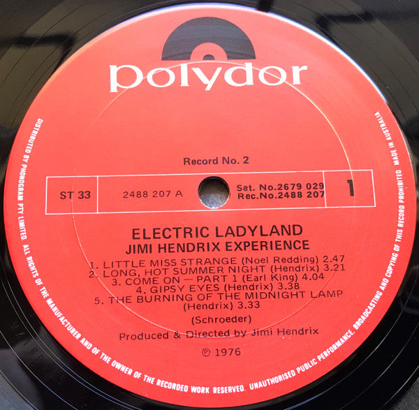 The Jimi Hendrix Experience – Electric Ladyland (2xLP) LP vinyl record, image 7 of 8