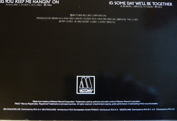 The Supremes – 20 Golden Greats LP vinyl record, image 5 of 5