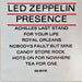 Led Zeppelin – Presence LP vinyl record, image 3 of 10