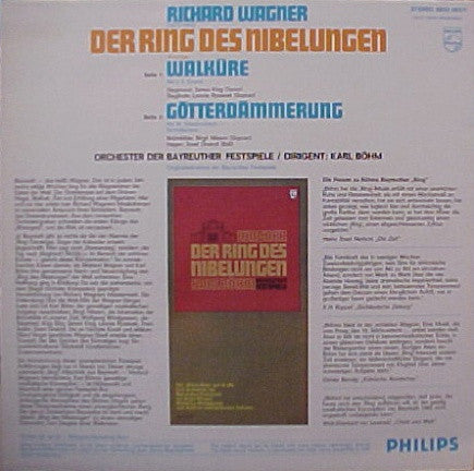 Richard Wagner, Karl Böhm, Birgit Nilsson, Leonie Rysanek, James King, Josef Greindl – Auszüge Der Ring Des Nibelungen LP vinyl record, image 2 of 4