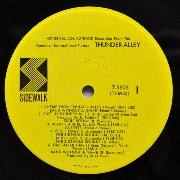 Various – Thunder Alley LP vinyl record, image 3 of 4