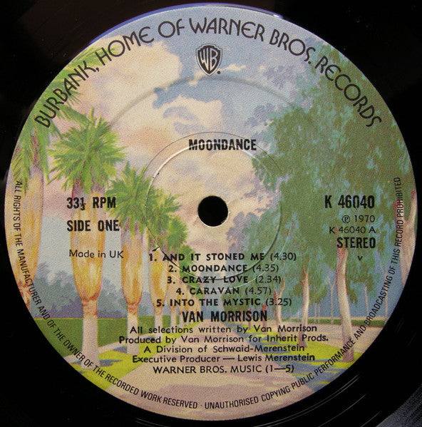 Van Morrison – Moondance LP vinyl record, image 3 of 6