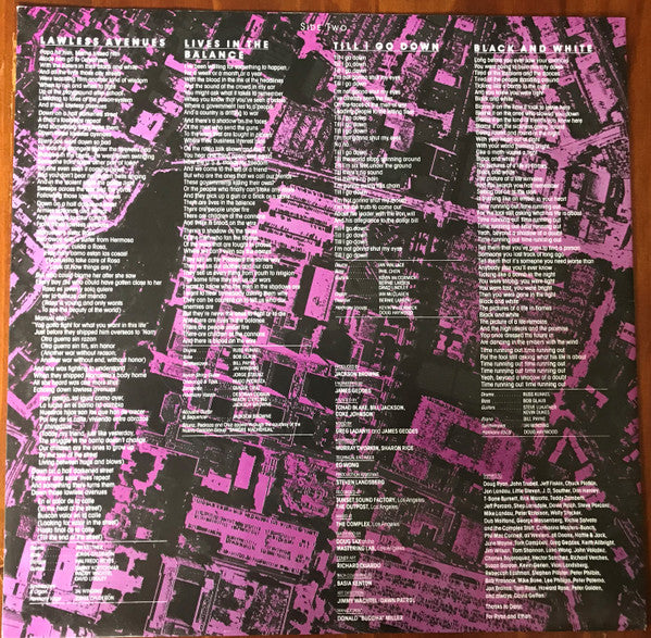 Jackson Browne – Lives In The Balance LP vinyl record, image 6 of 6