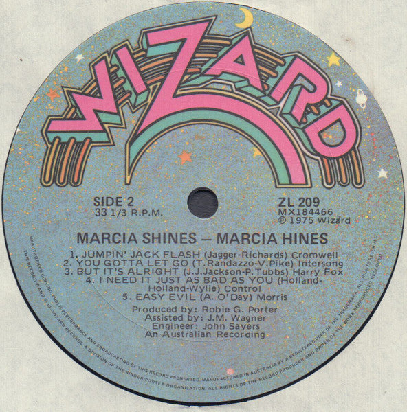 Marcia Hines – Marcia Shines LP vinyl record, image 7 of 7