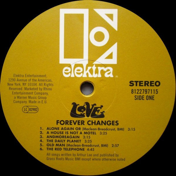 Love – Forever Changes LP vinyl record, image 4 of 7