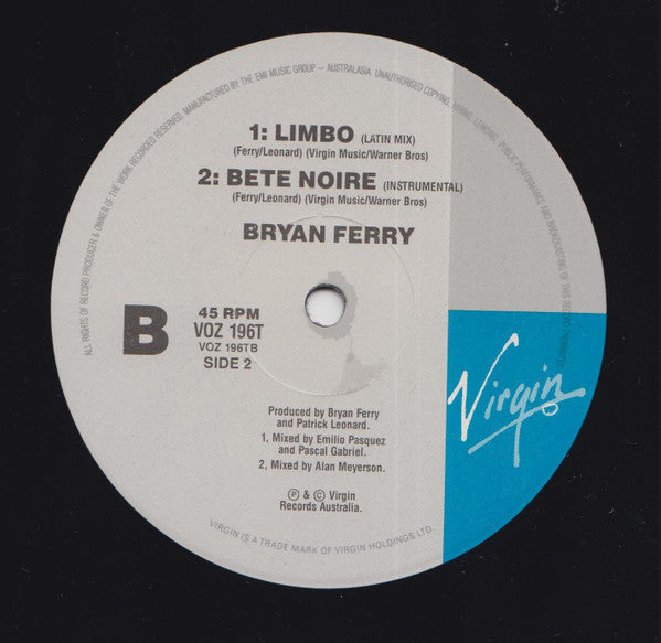 Bryan Ferry – Bête Noire LP vinyl record, image 7 of 7