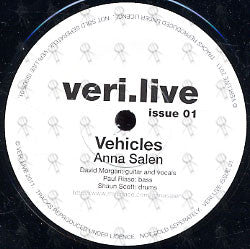 Money For Rope, Anna Salen – My House Or Yours / Vehicles (veri.live - Issue 1) 7" vinyl record, image 2 of 4