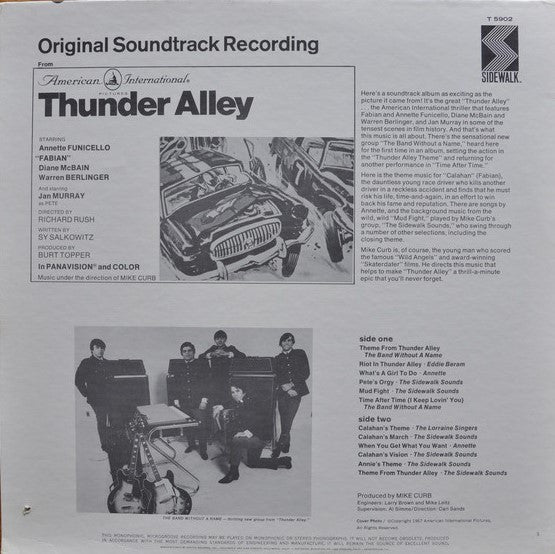 Various – Thunder Alley LP vinyl record, image 2 of 4