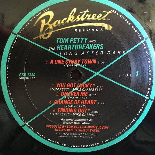 Tom Petty And The Heartbreakers – Long After Dark LP vinyl record, image 2 of 2