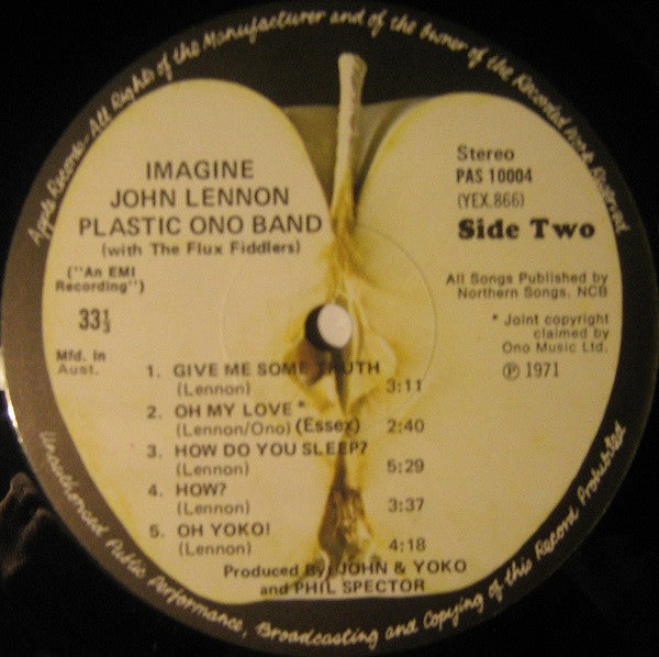 John Lennon – Imagine LP vinyl record, image 4 of 8