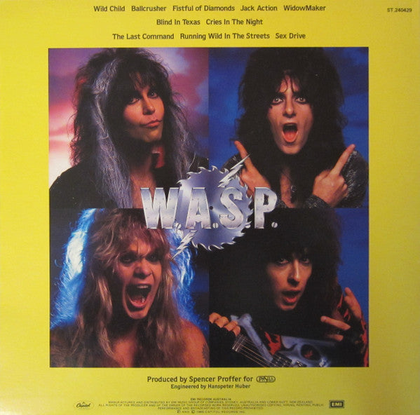 W.A.S.P. – The Last Command LP vinyl record, image 2 of 7