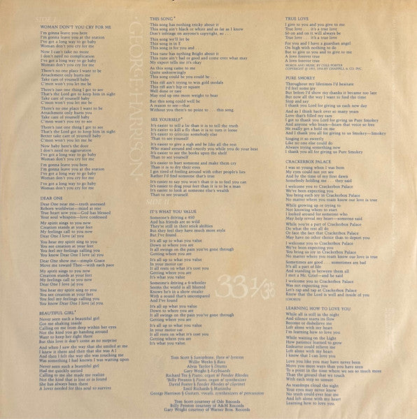 George Harrison – Thirty Three & 1/3 LP vinyl record, image 10 of 10