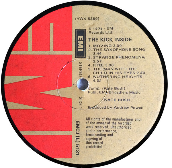 Kate Bush – The Kick Inside LP vinyl record, image 5 of 7