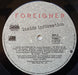 Foreigner – Inside Information LP vinyl record, image 4 of 4