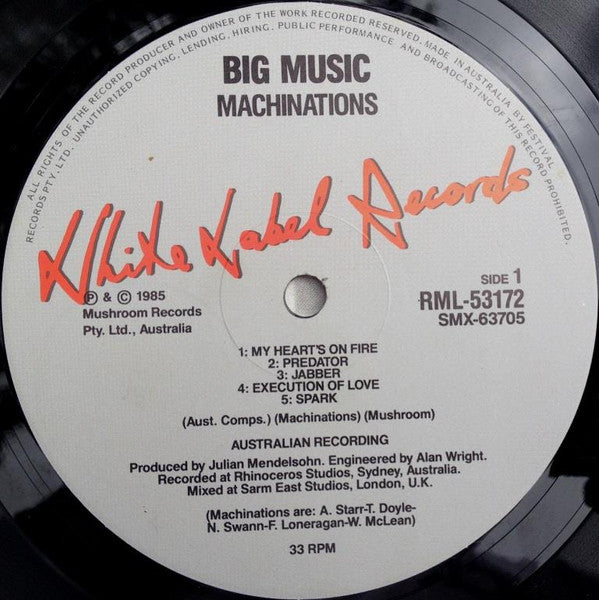 Machinations – Big Music LP vinyl record, image 3 of 6