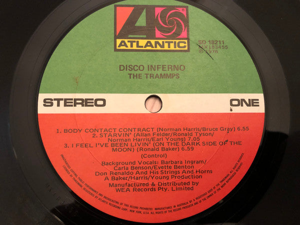 The Trammps – Disco Inferno LP vinyl record, image 4 of 5