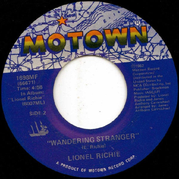 Lionel Richie – All Night Long (All Night) 7" vinyl record, image 2 of 2