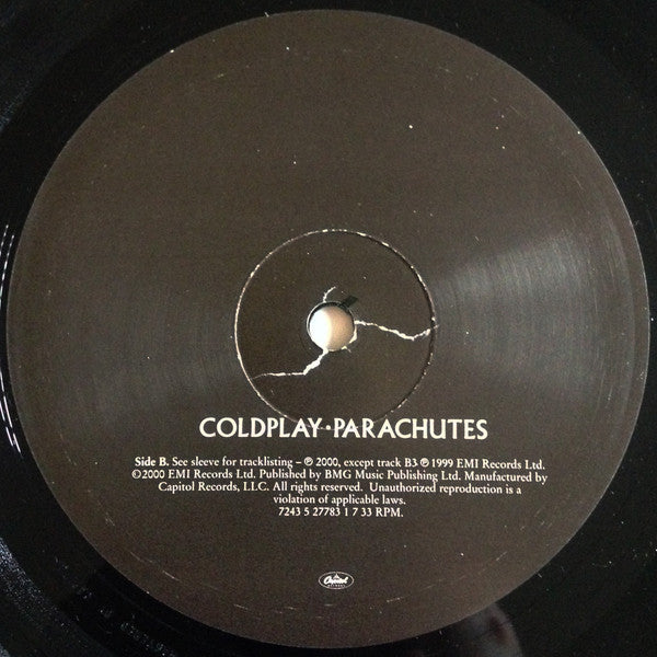 Coldplay – Parachutes LP vinyl record, image 4 of 7