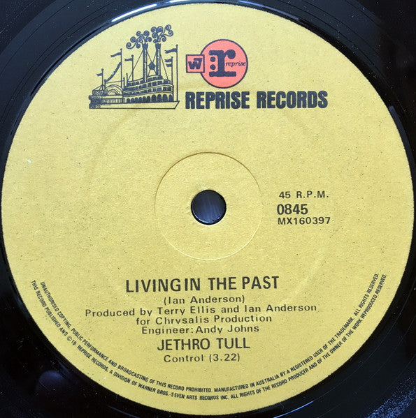 Jethro Tull – Living In The Past 7" vinyl record, image 3 of 4