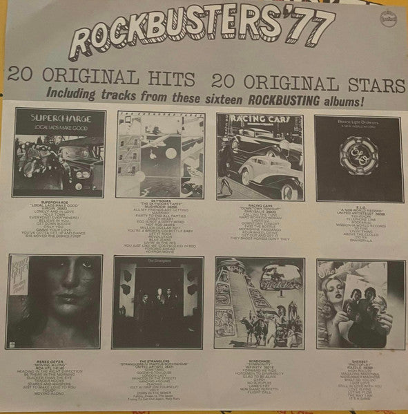 Various – Rockbusters '77 LP vinyl record, image 6 of 6