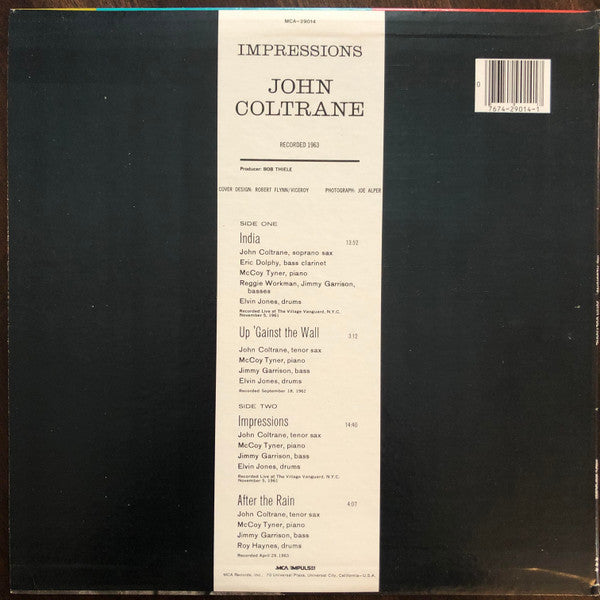 John Coltrane – Impressions LP vinyl record, image 2 of 5