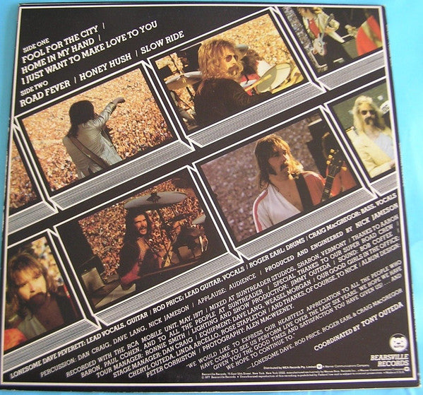 Foghat – Live LP vinyl record, image 2 of 5
